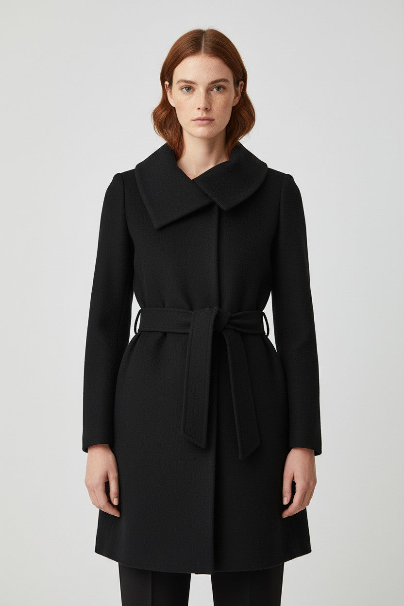 Miss Sixty Collection Damen Mantel Schwarz Größe XS