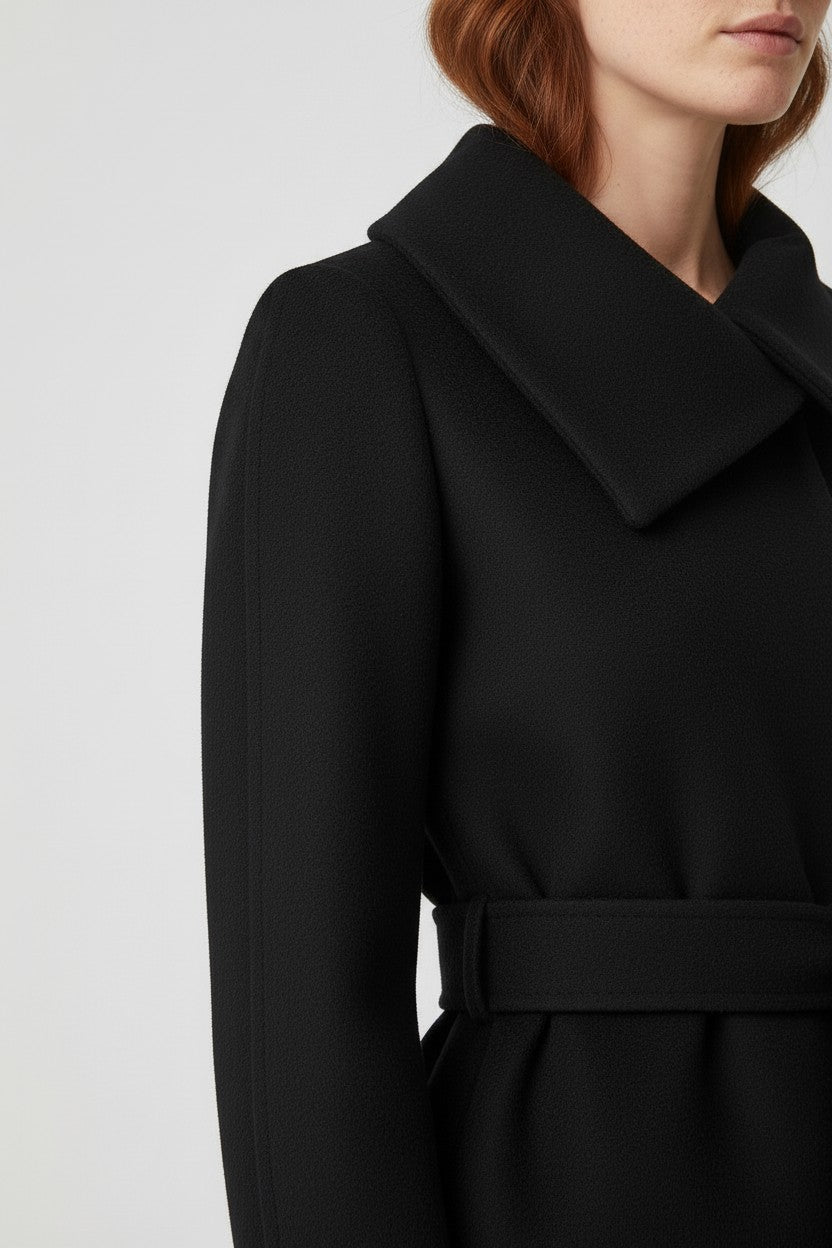 Miss Sixty Collection Damen Mantel Schwarz Größe XS
