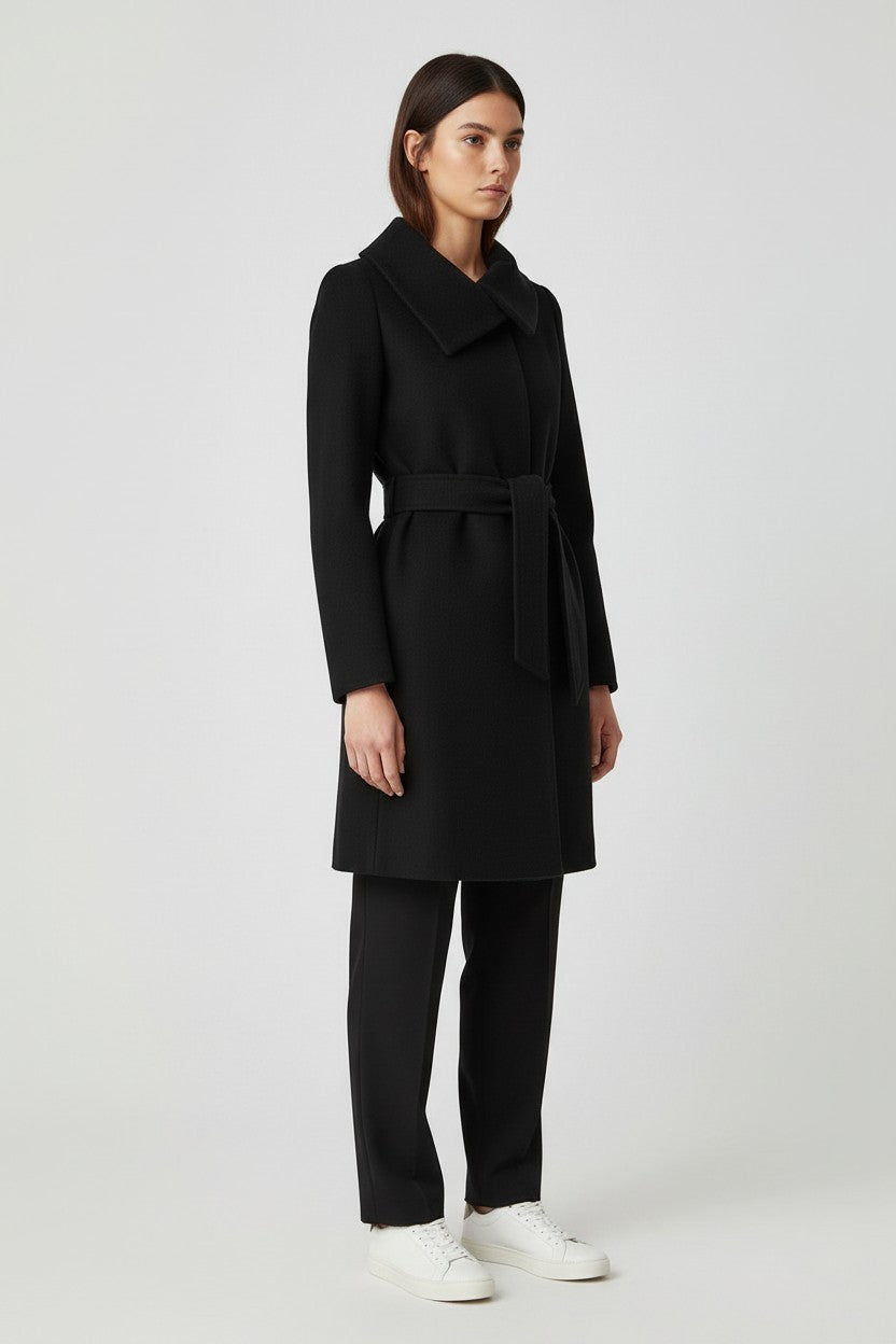 Miss Sixty Collection Damen Mantel Schwarz Größe XS