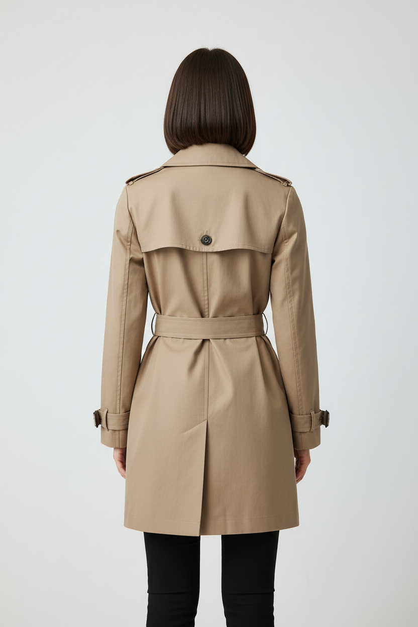 Tommy Hilfiger Damen Trenchcoat Beige Größe L