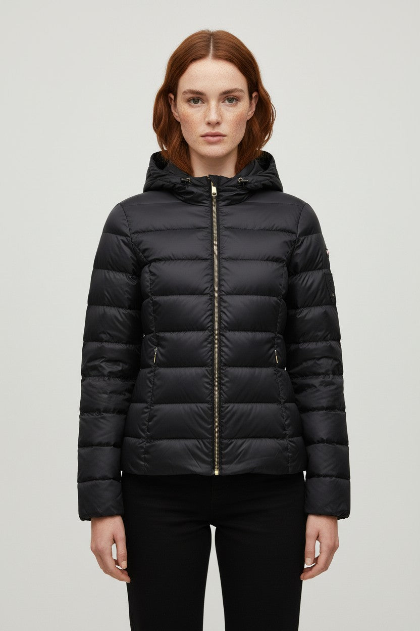 Tommy Hilfiger Damen Winterjacke Schwarz Größe XS