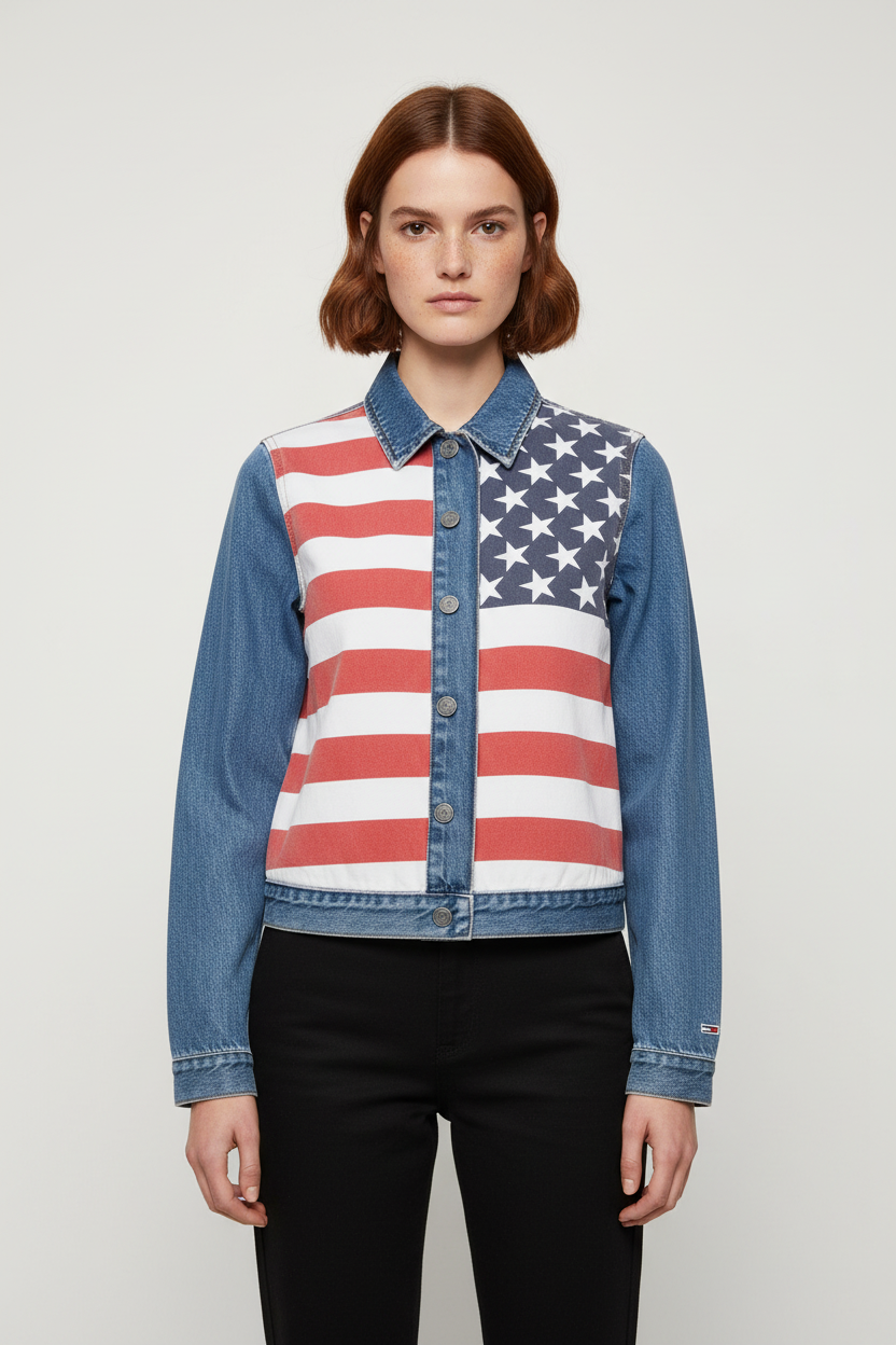 Tommy Hilfiger Jeans Damen Jeansjacke Blau Größe XS