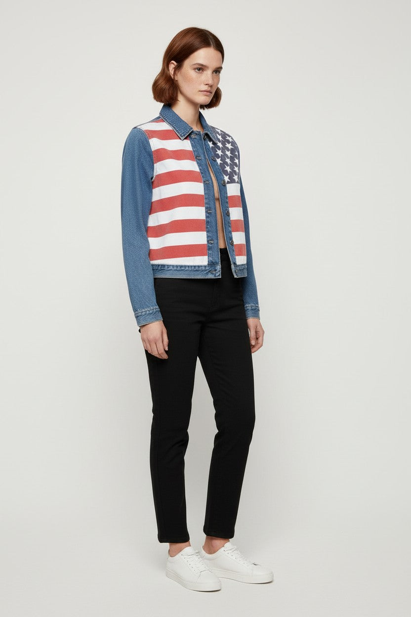 Tommy Hilfiger Jeans Damen Jeansjacke Blau Größe XS