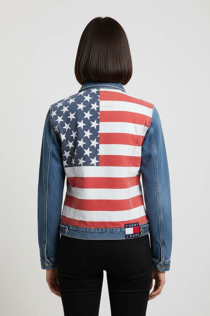 Tommy Hilfiger Jeans Damen Jeansjacke Blau Größe XS