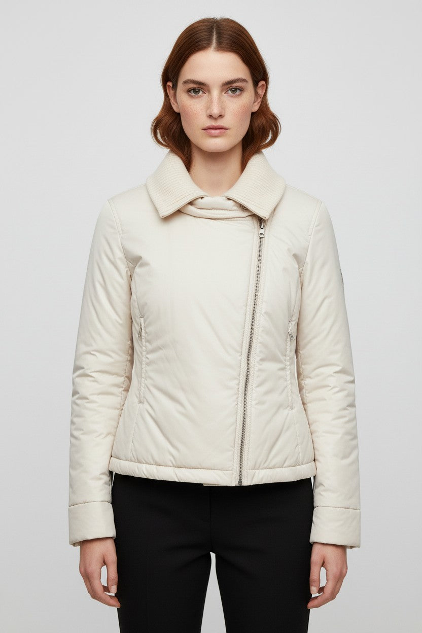 Diesel Damen Winterjacke Weiß Größe M