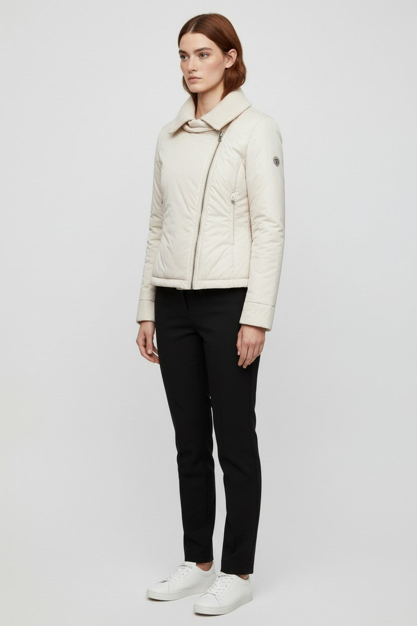 Diesel Damen Winterjacke Weiß Größe M