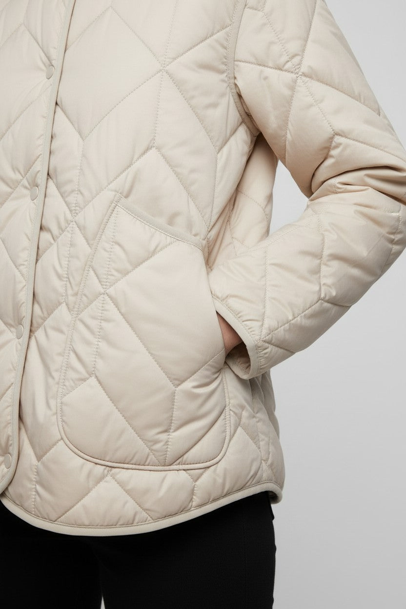 ESPRIT Damen Leichte Jacke Beige Größe L