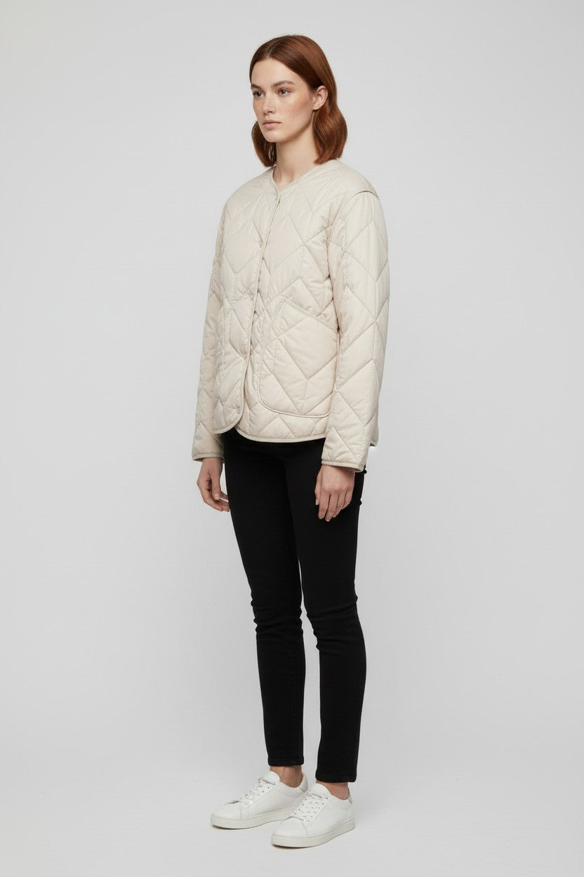 ESPRIT Damen Leichte Jacke Beige Größe L
