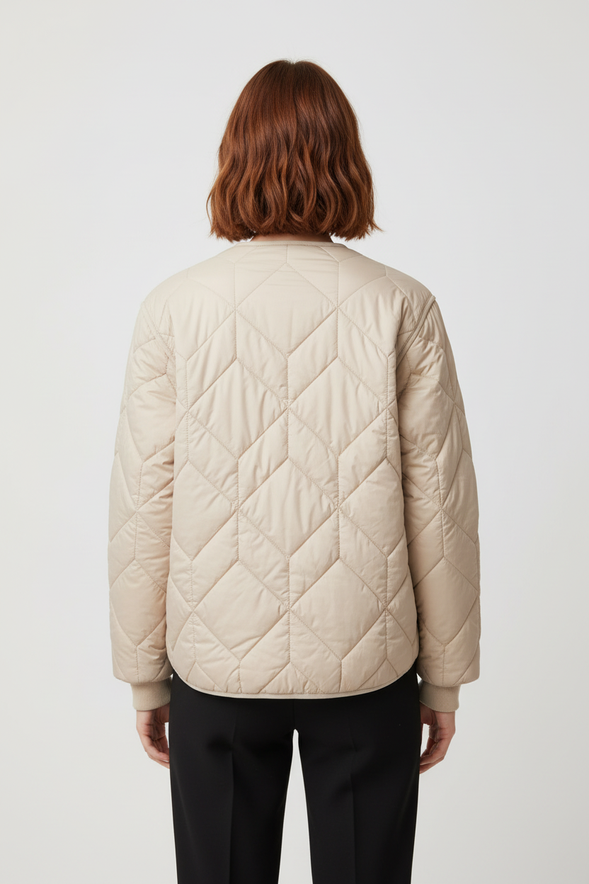 ESPRIT Damen Leichte Jacke Beige Größe L