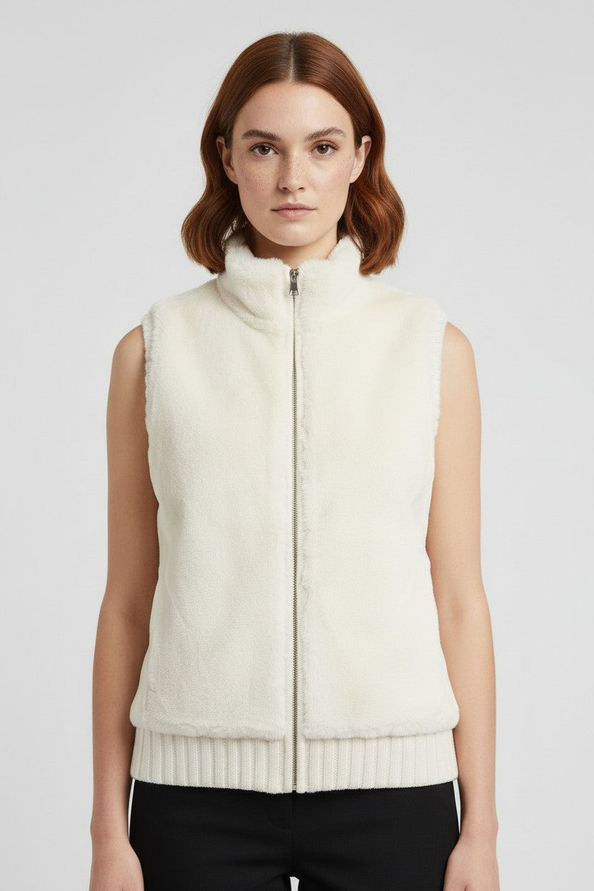 ESPRIT Damen Outdoor Weste Beige Größe M