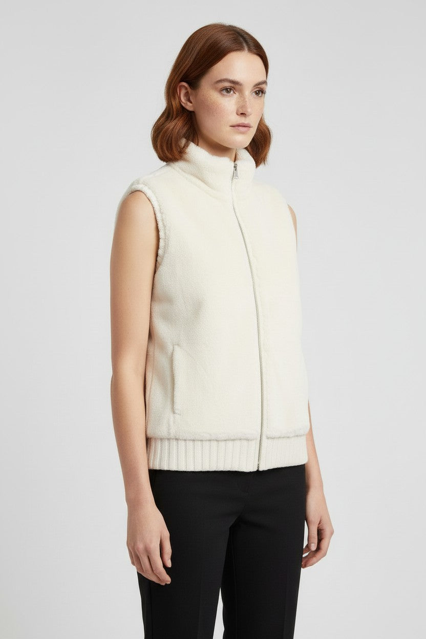 ESPRIT Damen Outdoor Weste Beige Größe M