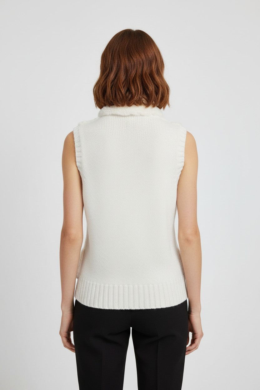 ESPRIT Damen Outdoor Weste Beige Größe M