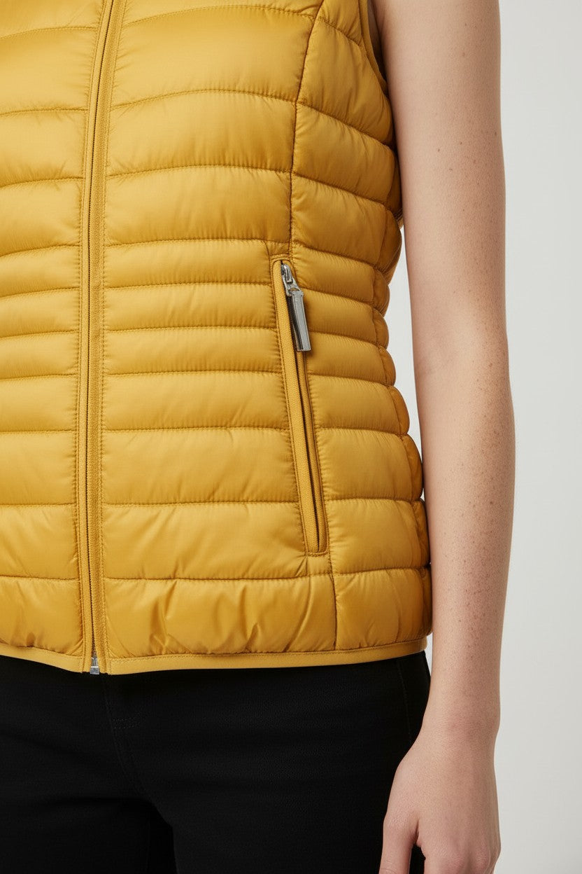 ESPRIT Damen Outdoor Weste Gelb Größe S