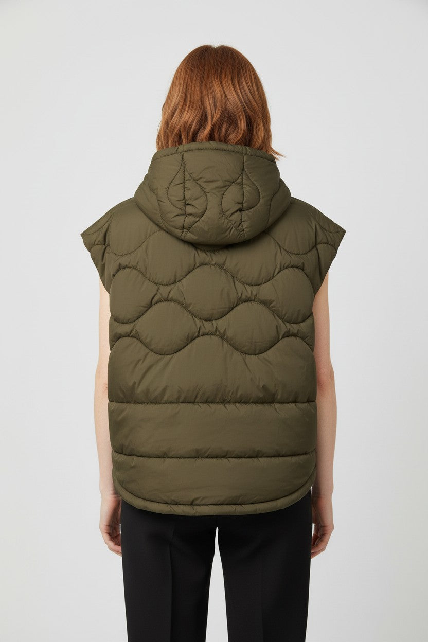 ESPRIT Damen Outdoor Weste Grün Größe L