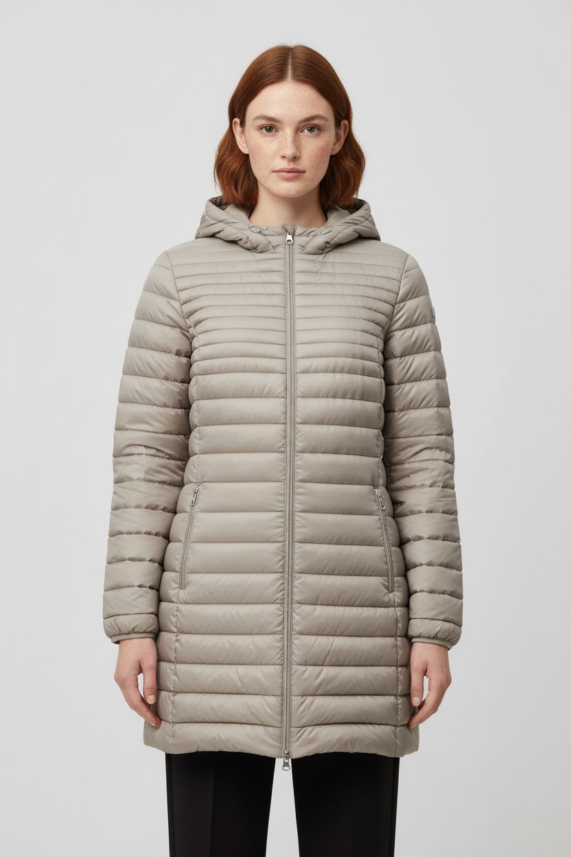 ESPRIT Damen Wintermantel Beige Größe XXL