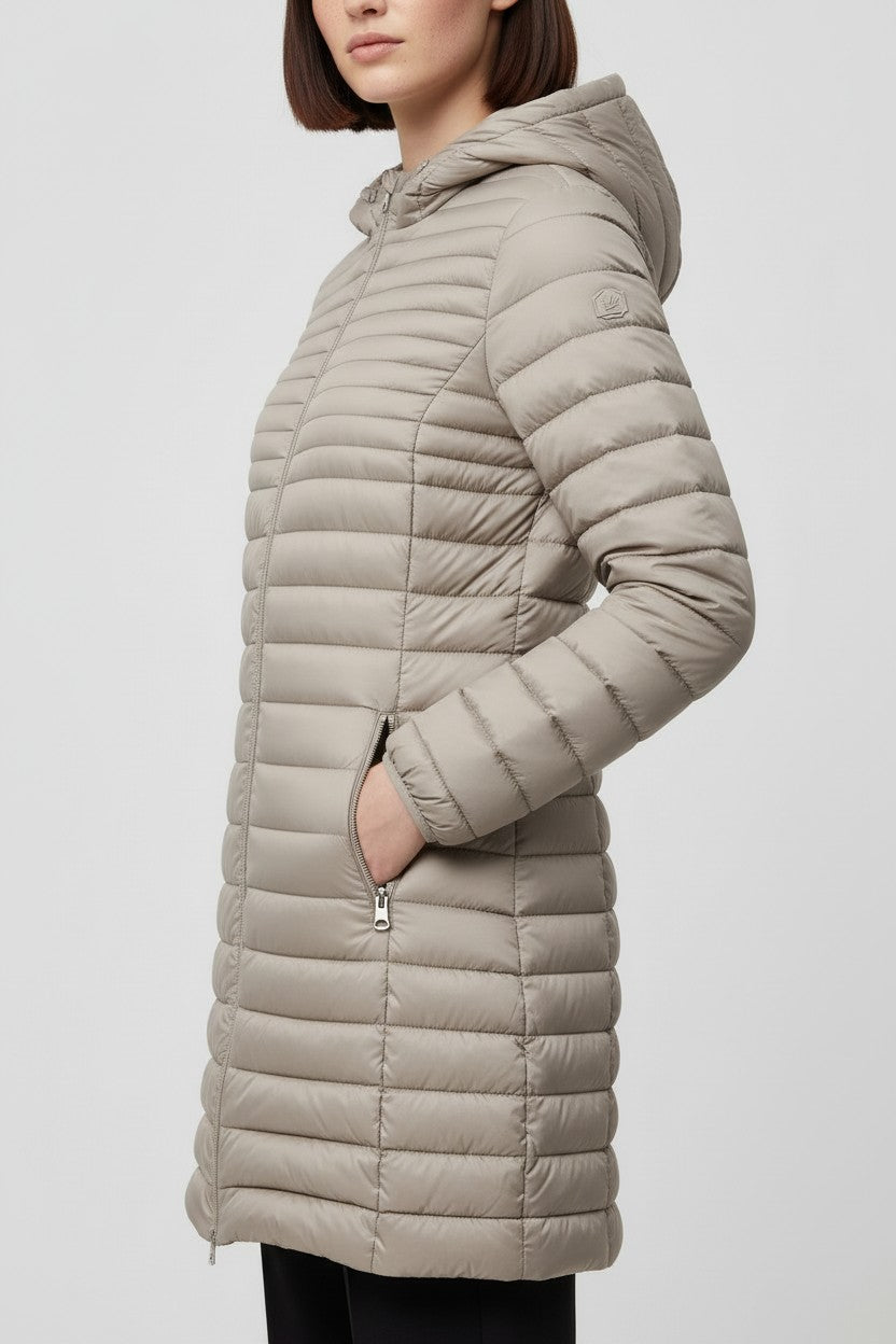 ESPRIT Damen Wintermantel Beige Größe XXL