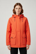 Tommy Hilfiger Damen Allwetterjacke Orange Größe S