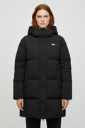 Tommy Hilfiger Damen Daunenmantel Schwarz Größe XS