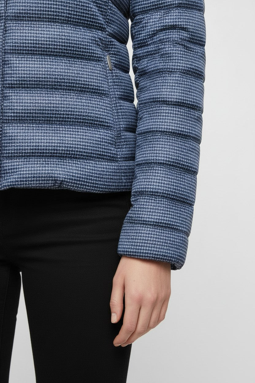 Tommy Hilfiger Damen Leichte Jacke Blau Weiß Größe XS