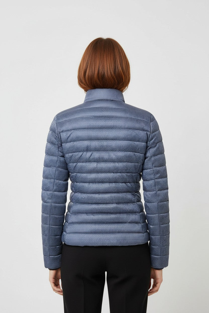 Tommy Hilfiger Damen Leichte Jacke Blau Weiß Größe XS