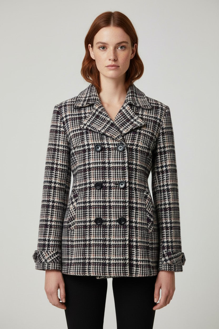 Tommy Hilfiger Damen Mantel Mehrfarbig Größe M