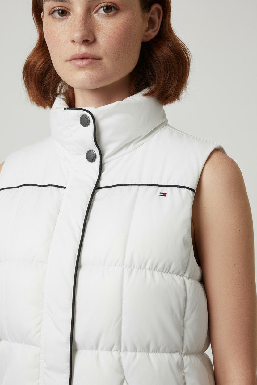 Tommy Hilfiger Damen Outdoor Weste Weiß Größe M