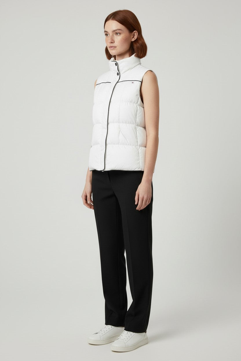 Tommy Hilfiger Damen Outdoor Weste Weiß Größe M