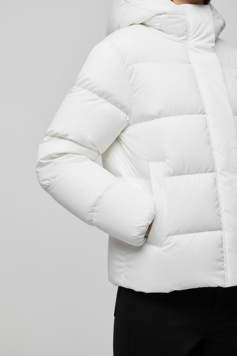 Tommy Hilfiger Damen Winterjacke Weiß Größe XS
