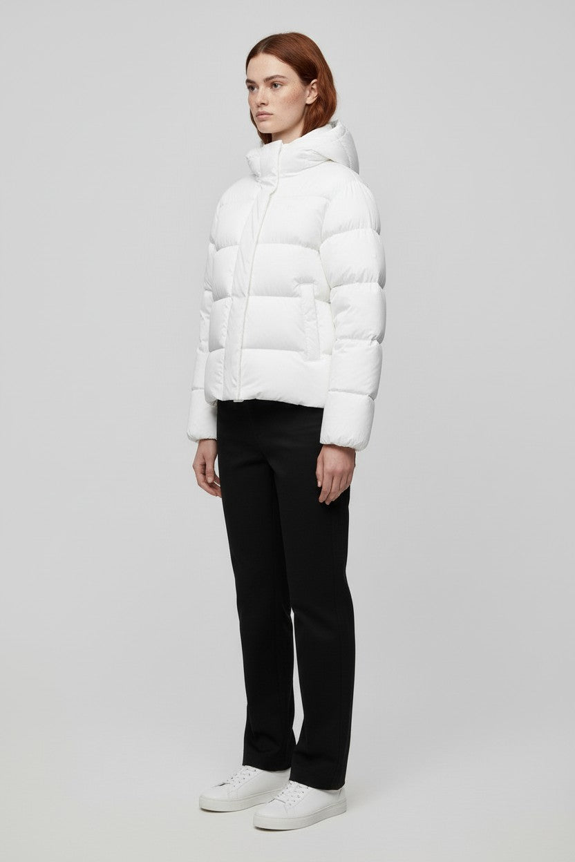 Tommy Hilfiger Damen Winterjacke Weiß Größe XS
