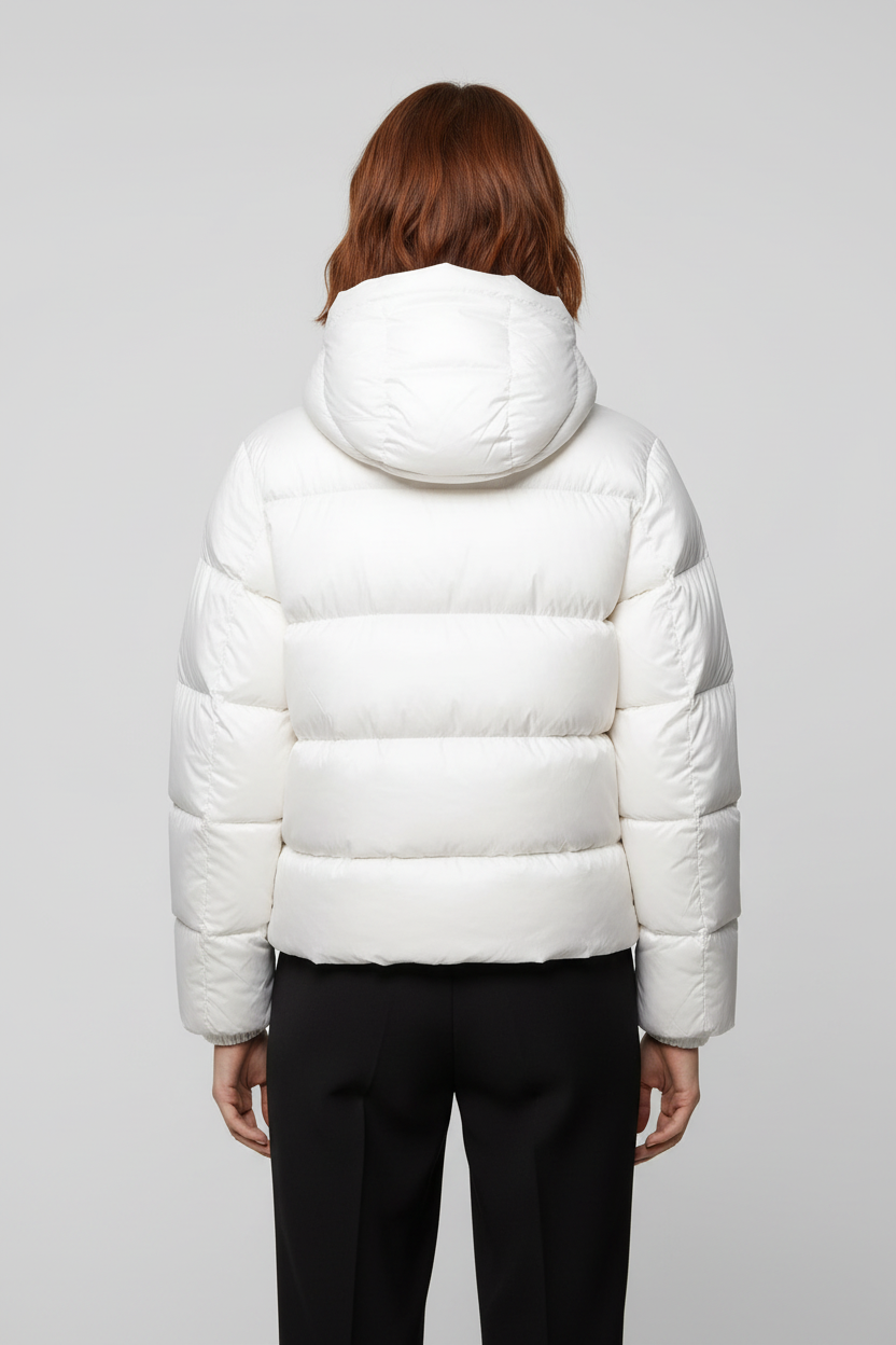 Tommy Hilfiger Damen Winterjacke Weiß Größe XS