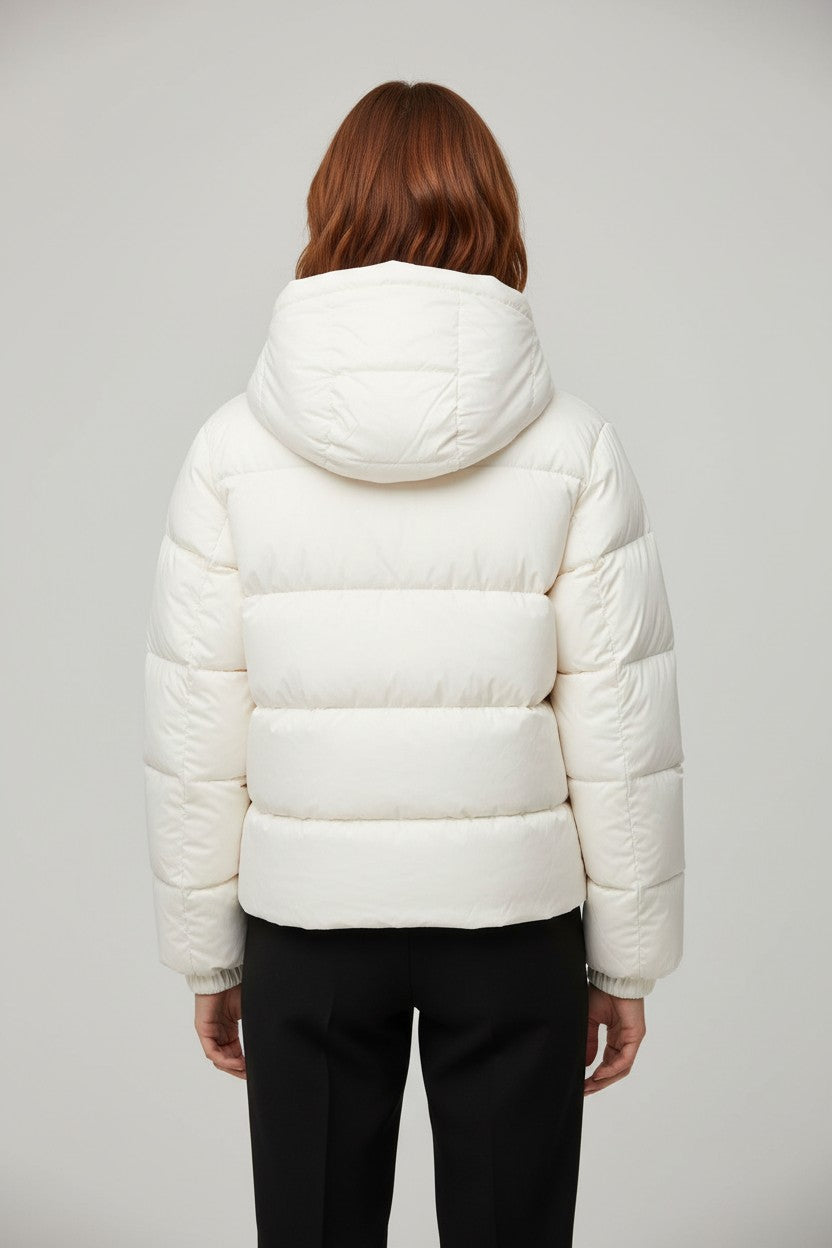 Tommy Hilfiger Damen Winterjacke Weiß Größe XS
