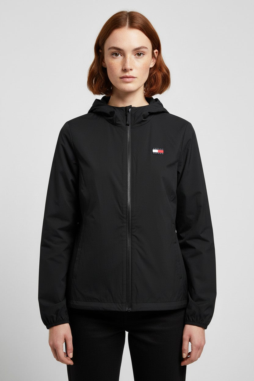 Tommy Hilfiger Jeans Damen Outdoorjacke Schwarz Größe XL