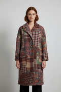 United Colors of Benetton Damen Mantel Mehrfarbig Größe XL/XXL