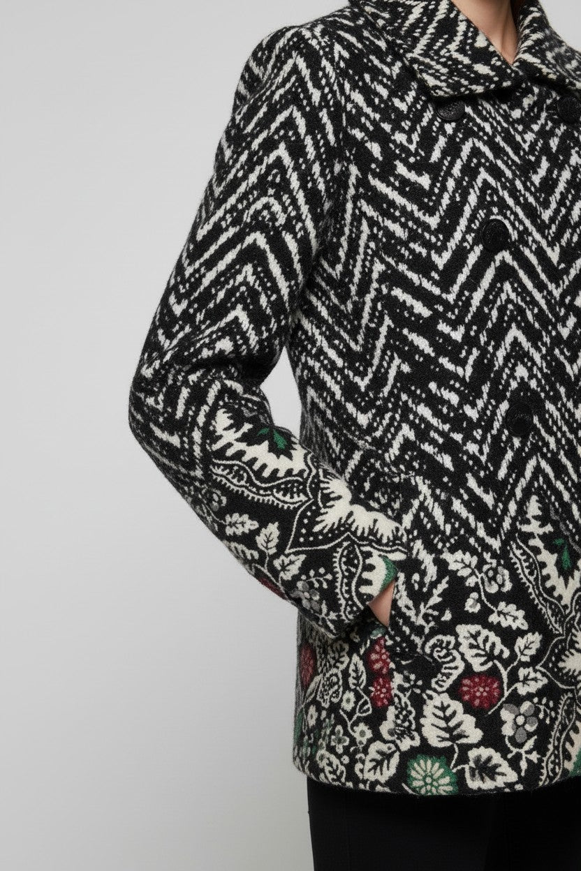 Desigual Damen Mantel Mehrfarbig Größe S
