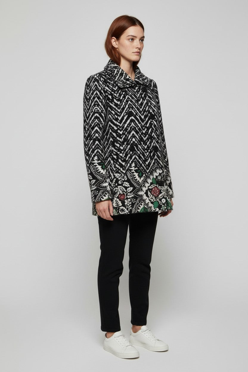 Desigual Damen Mantel Mehrfarbig Größe S