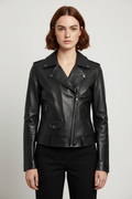 Diesel Damen Bikerjacke Schwarz Größe S
