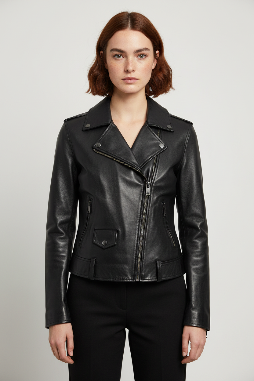 Diesel Damen Bikerjacke Schwarz Größe S