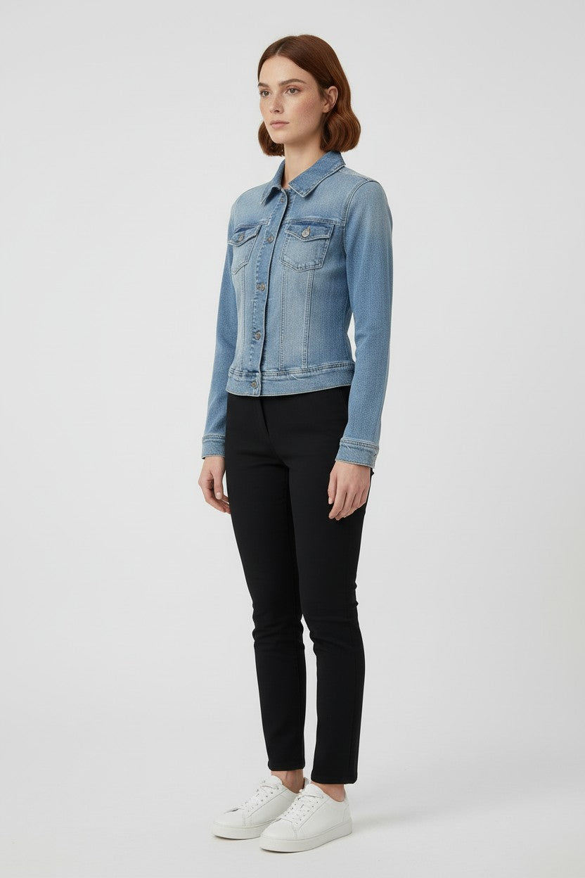 Diesel Damen Jeansjacke Blau Größe M