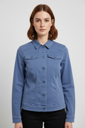 ESPRIT Damen Jeansjacke Blau Größe L