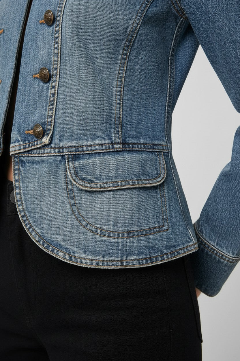 ESPRIT Damen Jeansjacke Blau Größe M