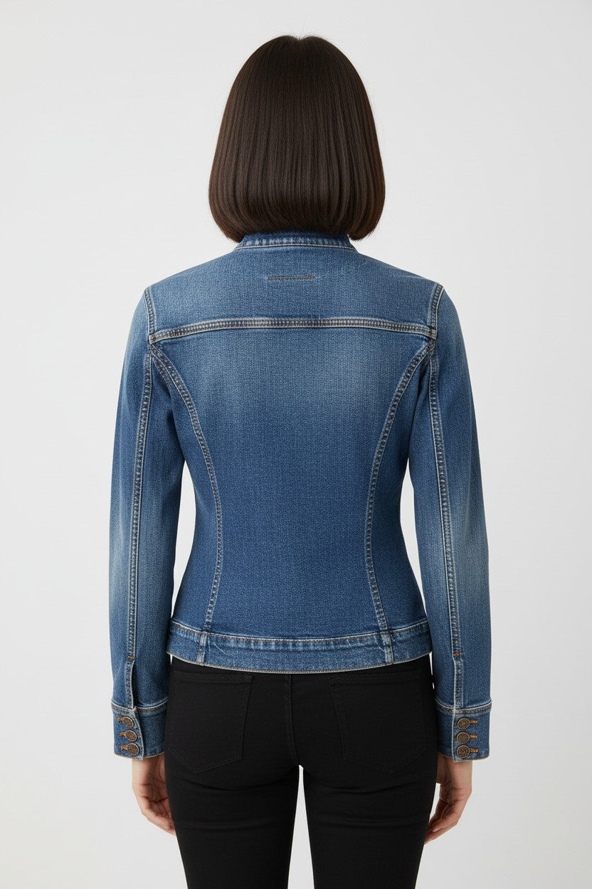 ESPRIT Damen Jeansjacke Blau Größe M