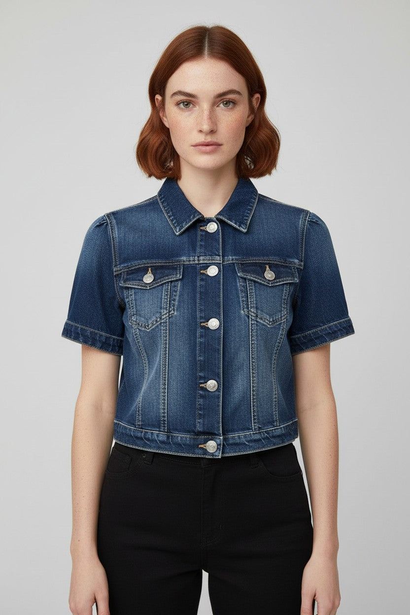 ESPRIT Damen Jeansjacke Blau Größe XL