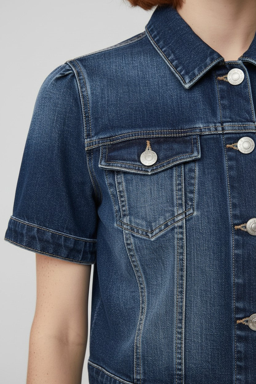 ESPRIT Damen Jeansjacke Blau Größe XL