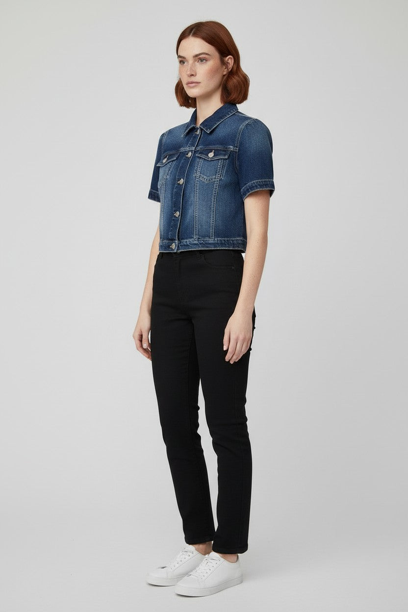 ESPRIT Damen Jeansjacke Blau Größe XL