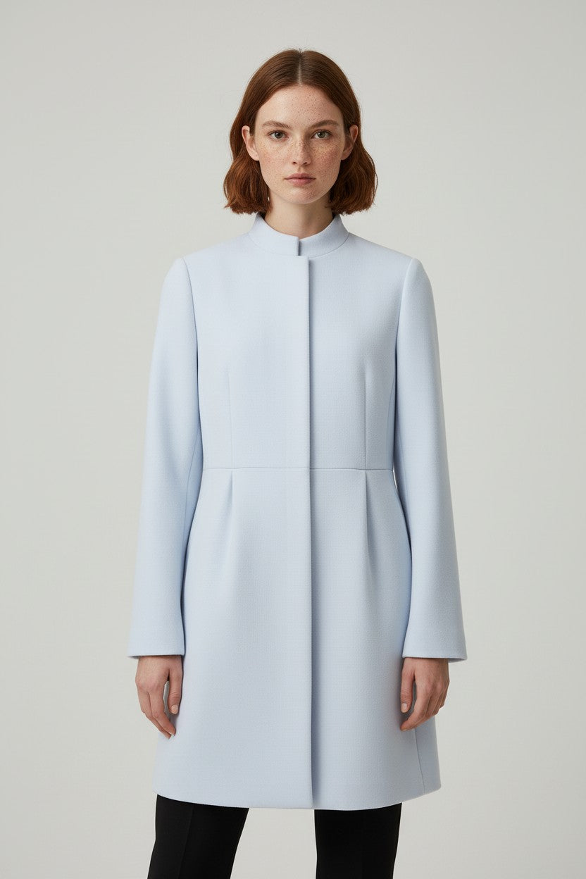 ESPRIT Damen Mantel Blau Größe L
