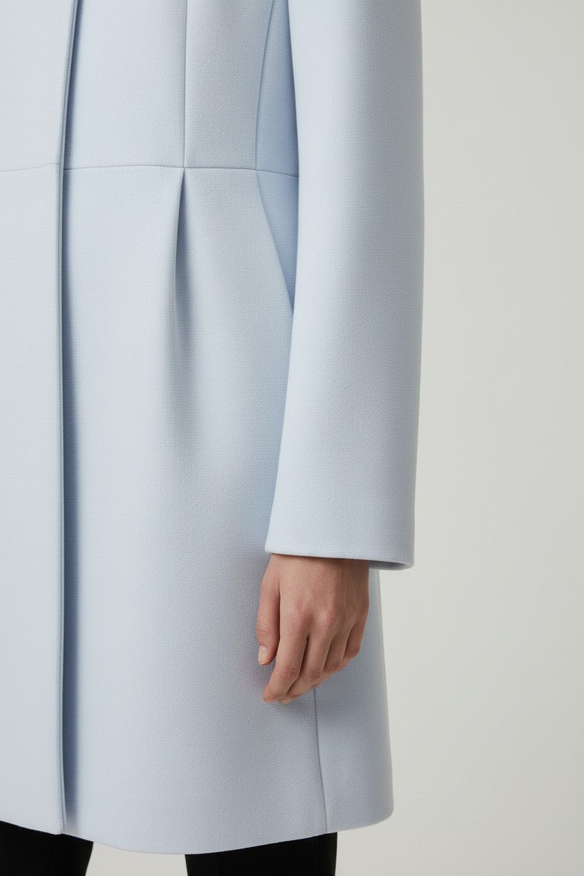 ESPRIT Damen Mantel Blau Größe L