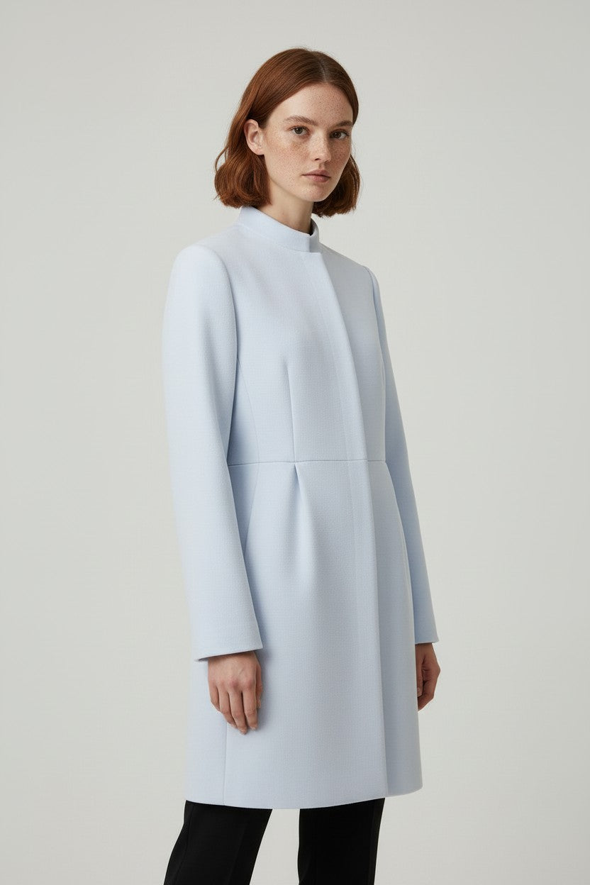 ESPRIT Damen Mantel Blau Größe L