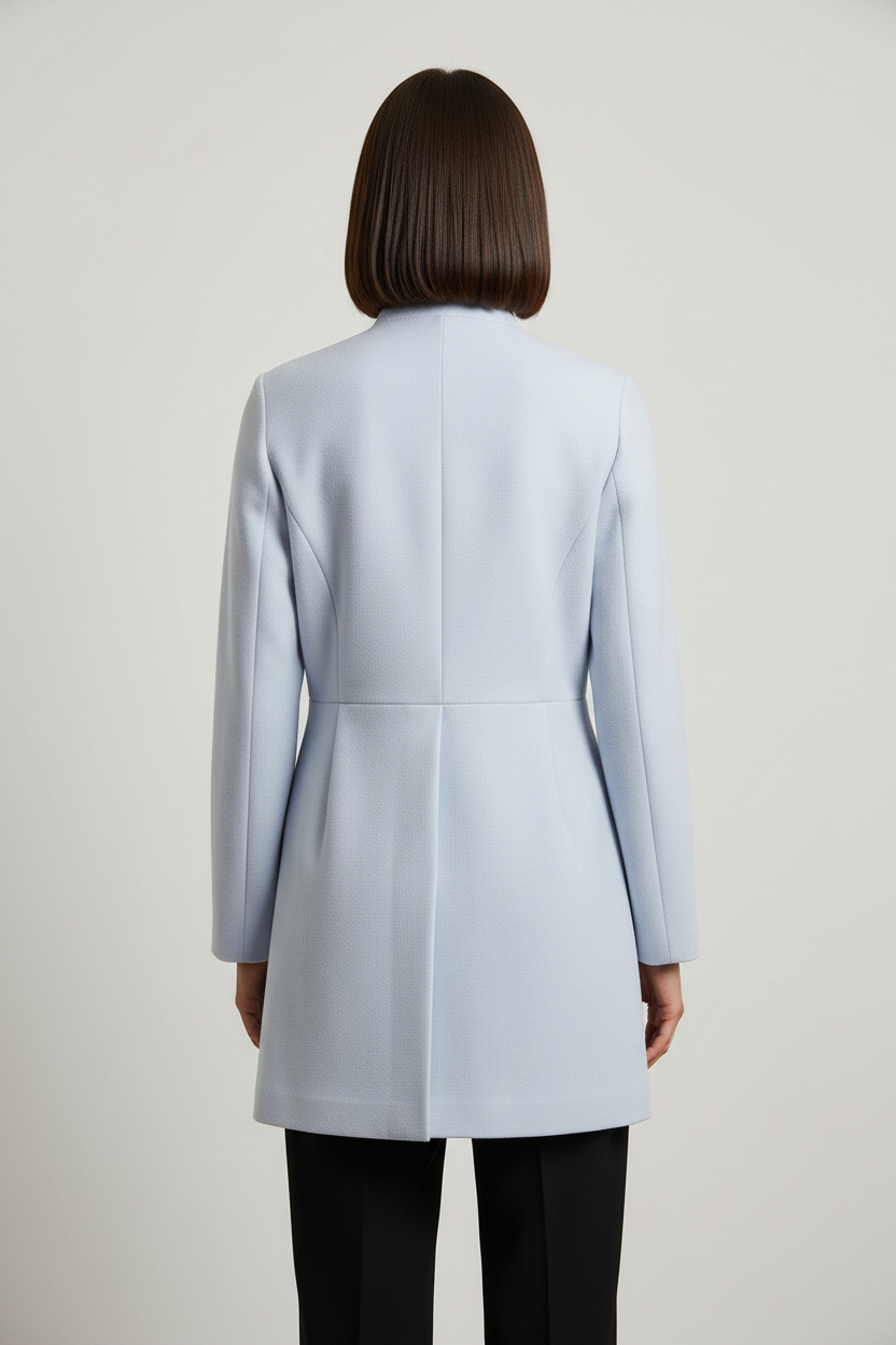 ESPRIT Damen Mantel Blau Größe L