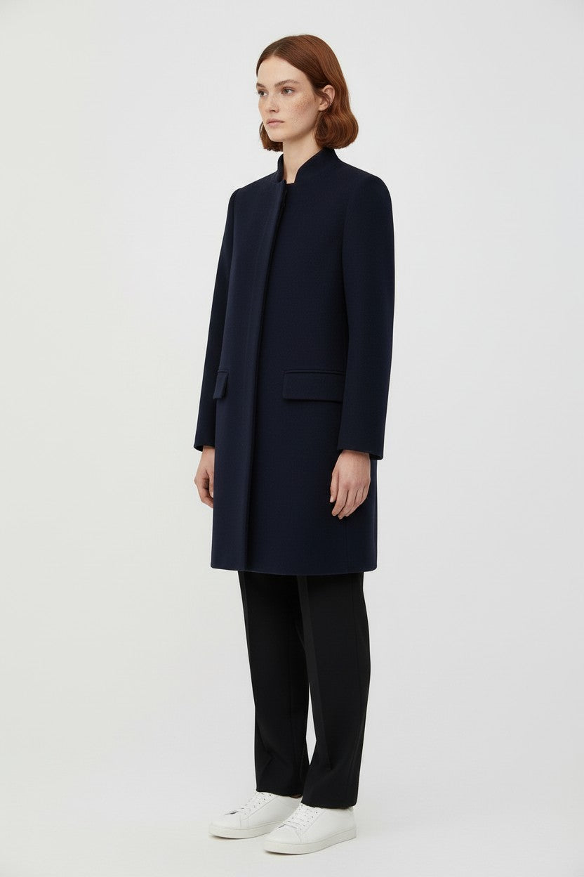 ESPRIT Damen Mantel Blau Größe XL