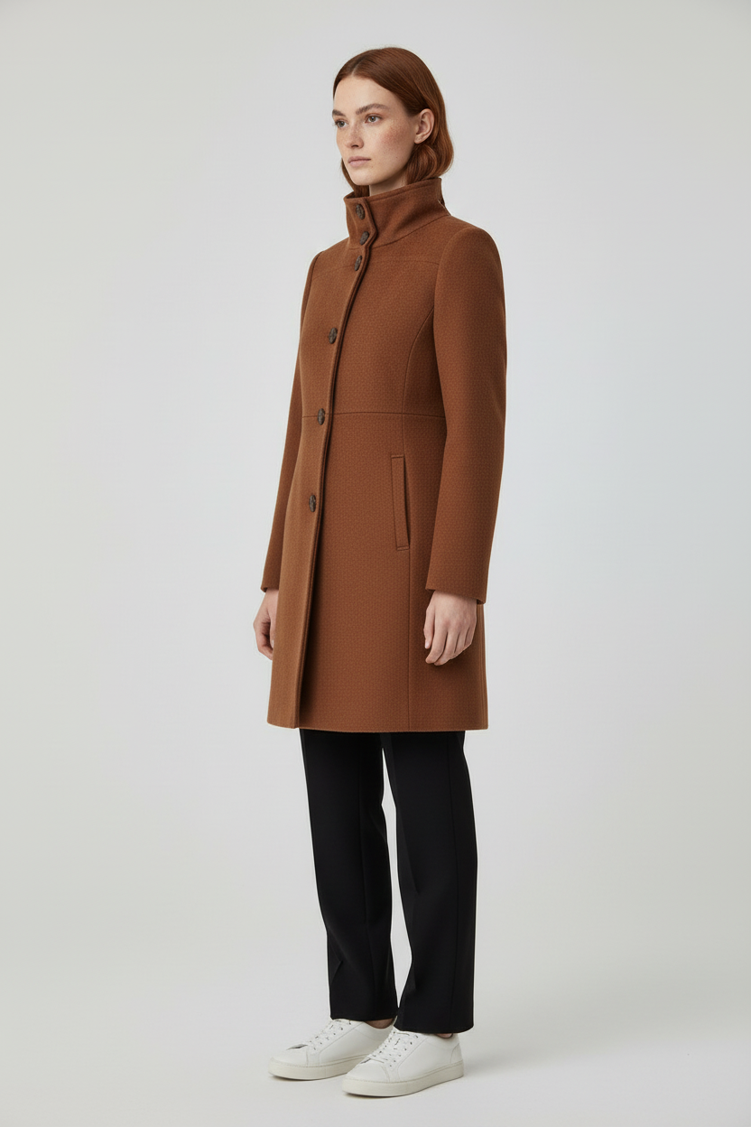 ESPRIT Damen Mantel Braun Größe L/XL